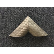 Champagne color Leather Diamond Pattern 76028-6834
